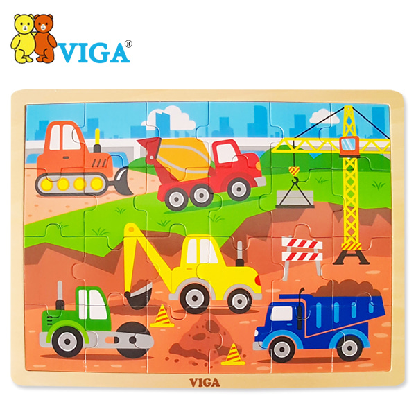 [VIGA] 24피스퍼즐-중장비